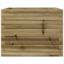 Jardinera de madera de pino impregnada 60x60x45,5 cm en Macetas y jardineras | Comprar online en Foru.es