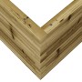 Jardinera de madera de pino impregnada 60x60x45,5 cm en Macetas y jardineras | Comprar online en Foru.es