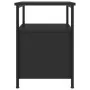 Mesitas de noche 2 uds madera de ingeniería negro 34x35,5x50 cm de vidaXL, Mesitas de noche - Ref: Foro24-826014, Precio: 78,...