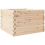 Jardinera de madera maciza de pino 70x70x45,5 cm en Macetas y jardineras | Comprar online en Foru.es