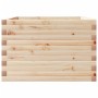 Jardinera de madera maciza de pino 70x70x45,5 cm en Macetas y jardineras | Comprar online en Foru.es