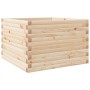 Jardinera de madera maciza de pino 70x70x45,5 cm en Macetas y jardineras | Comprar online en Foru.es