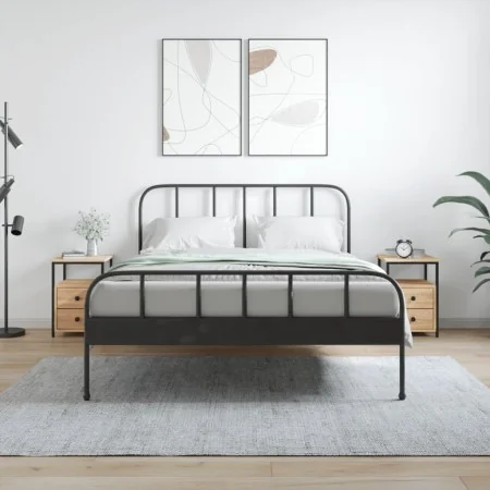 Mesitas noche 2 uds madera ingeniería roble Sonoma 34x35,5x50cm de vidaXL, Mesitas de noche - Ref: Foro24-826016, Precio: 82,...