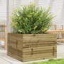 Jardinera de madera de pino impregnada 70x70x45,5 cm en Macetas y jardineras | Comprar online en Foru.es