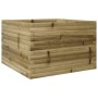Jardinera de madera de pino impregnada 70x70x45,5 cm en Macetas y jardineras | Comprar online en Foru.es