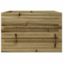 Jardinera de madera de pino impregnada 70x70x45,5 cm en Macetas y jardineras | Comprar online en Foru.es