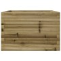 Jardinera de madera de pino impregnada 70x70x45,5 cm en Macetas y jardineras | Comprar online en Foru.es