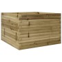Jardinera de madera de pino impregnada 70x70x45,5 cm en Macetas y jardineras | Comprar online en Foru.es