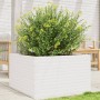 Jardinera madera maciza de pino blanco 80x80x45,5 cm en Macetas y jardineras | Comprar online en Foru.es