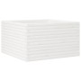 Jardinera madera maciza de pino blanco 80x80x45,5 cm en Macetas y jardineras | Comprar online en Foru.es