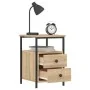 Mesitas noche 2 uds madera ingeniería roble Sonoma 34x35,5x50cm de vidaXL, Mesitas de noche - Ref: Foro24-826016, Precio: 82,...