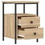Mesitas noche 2 uds madera ingeniería roble Sonoma 34x35,5x50cm de vidaXL, Mesitas de noche - Ref: Foro24-826016, Precio: 82,...