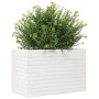 Jardinera de madera maciza de pino blanco 70x40x45,5 cm en Macetas y jardineras | Comprar online en Foru.es