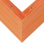 Jardinera de madera maciza de pino marrón cera 70x40x45,5 cm en Macetas y jardineras | Comprar online en Foru.es