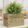 Jardinera de madera de pino impregnada 70x40x45,5 cm en Macetas y jardineras | Comprar online en Foru.es