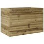 Jardinera de madera de pino impregnada 70x40x45,5 cm en Macetas y jardineras | Comprar online en Foru.es