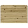 Jardinera de madera de pino impregnada 70x40x45,5 cm en Macetas y jardineras | Comprar online en Foru.es
