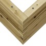 Jardinera de madera de pino impregnada 70x40x45,5 cm en Macetas y jardineras | Comprar online en Foru.es