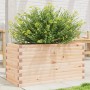 Jardinera de madera maciza de pino 90x40x45,5 cm en Macetas y jardineras | Comprar online en Foru.es