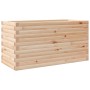 Jardinera de madera maciza de pino 90x40x45,5 cm en Macetas y jardineras | Comprar online en Foru.es