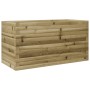 Jardinera madera de pino impregnada 90x40x45,5 cm en Macetas y jardineras | Comprar online en Foru.es