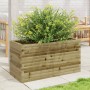 Jardinera madera de pino impregnada 90x40x45,5 cm en Macetas y jardineras | Comprar online en Foru.es