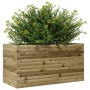 Jardinera madera de pino impregnada 90x40x45,5 cm en Macetas y jardineras | Comprar online en Foru.es