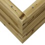 Jardinera madera de pino impregnada 90x40x45,5 cm en Macetas y jardineras | Comprar online en Foru.es