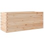 Jardinera de madera maciza de pino 110x40x45,5 cm en Macetas y jardineras | Comprar online en Foru.es