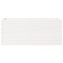 Jardinera de madera maciza de pino blanco 110x40x45,5 cm en Macetas y jardineras | Comprar online en Foru.es