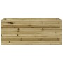 Jardinera de madera de pino impregnada 110x40x45,5 cm en Macetas y jardineras | Comprar online en Foru.es
