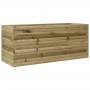 Jardinera de madera de pino impregnada 110x40x45,5 cm en Macetas y jardineras | Comprar online en Foru.es