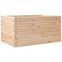 Jardinera de madera maciza de pino 90x60x45,5 cm en Macetas y jardineras | Comprar online en Foru.es