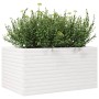 Jardinera de madera maciza de pino blanco 90x60x45,5 cm en Macetas y jardineras | Comprar online en Foru.es