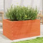 Jardinera madera maciza de pino marrón cera 90x60x45,5 cm en Macetas y jardineras | Comprar online en Foru.es