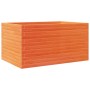 Jardinera madera maciza de pino marrón cera 90x60x45,5 cm en Macetas y jardineras | Comprar online en Foru.es