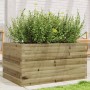 Jardinera de madera de pino impregnada 90x60x45,5 cm en Macetas y jardineras | Comprar online en Foru.es