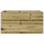 Jardinera de madera de pino impregnada 90x60x45,5 cm en Macetas y jardineras | Comprar online en Foru.es