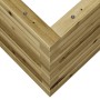 Jardinera de madera de pino impregnada 90x60x45,5 cm en Macetas y jardineras | Comprar online en Foru.es