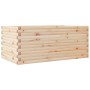Jardinera de madera maciza de pino 110x60x45,5 cm en Macetas y jardineras | Comprar online en Foru.es