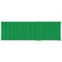 Tumbona doble y cojines verde madera pino impregnada de vidaXL, Tumbonas - Ref: Foro24-3065884, Precio: 206,46 €, Descuento: %
