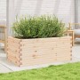 Jardinera de madera maciza de pino 110x60x45,5 cm en Macetas y jardineras | Comprar online en Foru.es