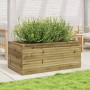 Jardinera madera de pino impregnada 110x60x45,5 cm en Macetas y jardineras | Comprar online en Foru.es