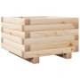 Jardinera de madera maciza de pino 40x40x26,5 cm en Macetas y jardineras | Comprar online en Foru.es