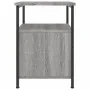 Mesitas noche 2 uds madera ingeniería gris Sonoma 34x35,5x50 cm de vidaXL, Mesitas de noche - Ref: Foro24-826020, Precio: 84,...