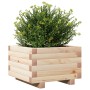 Jardinera de madera maciza de pino 40x40x26,5 cm en Macetas y jardineras | Comprar online en Foru.es