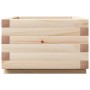 Jardinera de madera maciza de pino 40x40x26,5 cm en Macetas y jardineras | Comprar online en Foru.es