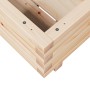 Jardinera de madera maciza de pino 40x40x26,5 cm en Macetas y jardineras | Comprar online en Foru.es