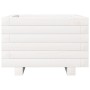 Jardinera de madera maciza de pino blanco 40x40x26,5 cm en Macetas y jardineras | Comprar online en Foru.es