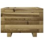 Jardinera madera de pino impregnada 40x40x26,5 cm en Macetas y jardineras | Comprar online en Foru.es